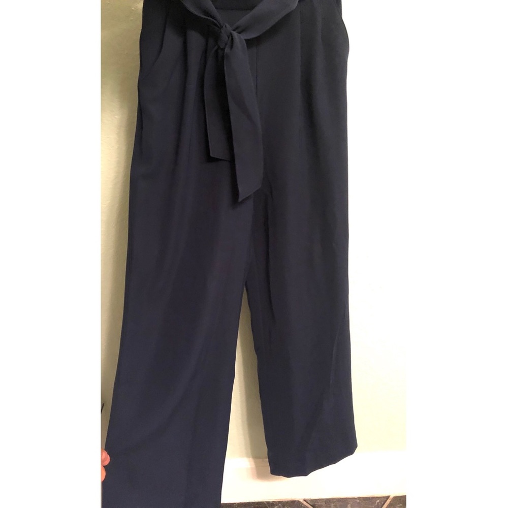 Lululemon wide leg trousers, navy, size 4, hardly worn